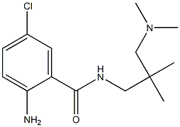 2-amino-5-chloro-N-{2-[(dimethylamino)methyl]-2-methylpropyl}benzamide Structure