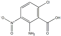 2-amino-6-chloro-3-nitrobenzoic acid Structure