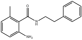 2-amino-6-methyl-N-(2-phenylethyl)benzamide Structure