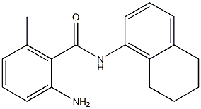 2-amino-6-methyl-N-(5,6,7,8-tetrahydronaphthalen-1-yl)benzamide