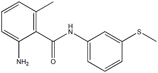 2-amino-6-methyl-N-[3-(methylsulfanyl)phenyl]benzamide|