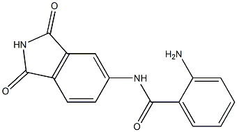 2-amino-N-(1,3-dioxo-2,3-dihydro-1H-isoindol-5-yl)benzamide Structure