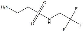 2-amino-N-(2,2,2-trifluoroethyl)ethanesulfonamide Struktur