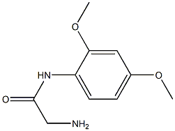 2-amino-N-(2,4-dimethoxyphenyl)acetamide 结构式