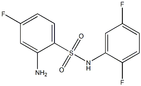 2-amino-N-(2,5-difluorophenyl)-4-fluorobenzene-1-sulfonamide