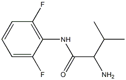 2-amino-N-(2,6-difluorophenyl)-3-methylbutanamide,,结构式