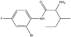 2-amino-N-(2-bromo-4-fluorophenyl)-3-methylpentanamide