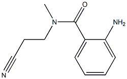 2-amino-N-(2-cyanoethyl)-N-methylbenzamide Struktur