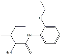 2-amino-N-(2-ethoxyphenyl)-3-methylpentanamide Structure