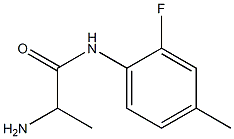 2-amino-N-(2-fluoro-4-methylphenyl)propanamide