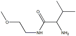 2-amino-N-(2-methoxyethyl)-3-methylbutanamide Structure