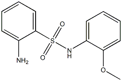  2-amino-N-(2-methoxyphenyl)benzene-1-sulfonamide