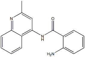 2-amino-N-(2-methylquinolin-4-yl)benzamide Structure