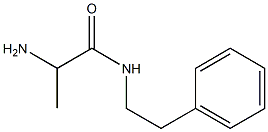 2-amino-N-(2-phenylethyl)propanamide Structure