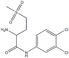 2-amino-N-(3,4-dichlorophenyl)-4-methanesulfonylbutanamide