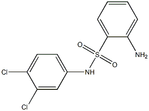 2-amino-N-(3,4-dichlorophenyl)benzene-1-sulfonamide