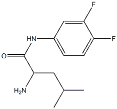  2-amino-N-(3,4-difluorophenyl)-4-methylpentanamide