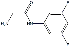 2-amino-N-(3,5-difluorophenyl)acetamide,,结构式