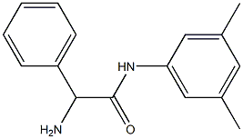 2-amino-N-(3,5-dimethylphenyl)-2-phenylacetamide,,结构式