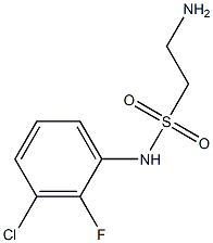 2-amino-N-(3-chloro-2-fluorophenyl)ethane-1-sulfonamide Structure