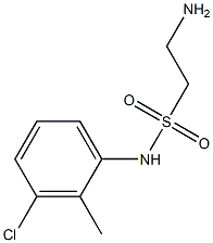 2-amino-N-(3-chloro-2-methylphenyl)ethane-1-sulfonamide Structure