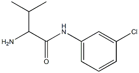 2-amino-N-(3-chlorophenyl)-3-methylbutanamide