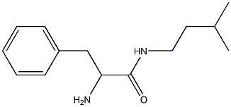 2-amino-N-(3-methylbutyl)-3-phenylpropanamide Structure