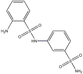 2-amino-N-(3-sulfamoylphenyl)benzene-1-sulfonamide Structure