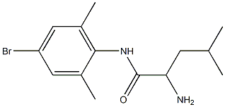 2-amino-N-(4-bromo-2,6-dimethylphenyl)-4-methylpentanamide Structure