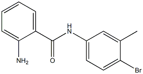 2-amino-N-(4-bromo-3-methylphenyl)benzamide 化学構造式