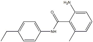 2-amino-N-(4-ethylphenyl)-6-methylbenzamide Structure