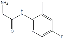 2-amino-N-(4-fluoro-2-methylphenyl)acetamide|