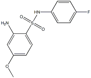2-amino-N-(4-fluorophenyl)-4-methoxybenzene-1-sulfonamide