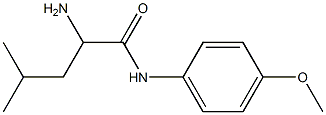 2-amino-N-(4-methoxyphenyl)-4-methylpentanamide