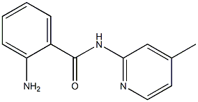 2-amino-N-(4-methylpyridin-2-yl)benzamide 结构式