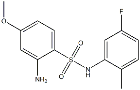 2-amino-N-(5-fluoro-2-methylphenyl)-4-methoxybenzene-1-sulfonamide