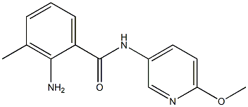  2-amino-N-(6-methoxypyridin-3-yl)-3-methylbenzamide