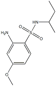 2-amino-N-(butan-2-yl)-4-methoxybenzene-1-sulfonamide Structure