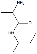 2-amino-N-(sec-butyl)propanamide Structure