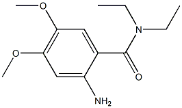 2-amino-N,N-diethyl-4,5-dimethoxybenzamide Structure