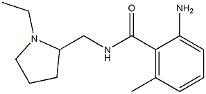 2-amino-N-[(1-ethylpyrrolidin-2-yl)methyl]-6-methylbenzamide Struktur