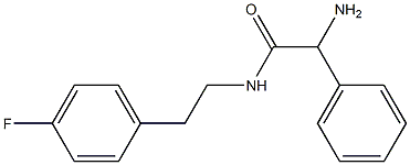 2-amino-N-[2-(4-fluorophenyl)ethyl]-2-phenylacetamide