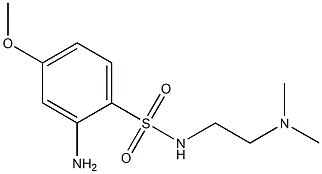  2-amino-N-[2-(dimethylamino)ethyl]-4-methoxybenzene-1-sulfonamide