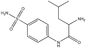 2-amino-N-[4-(aminosulfonyl)phenyl]-4-methylpentanamide|