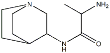 2-amino-N-1-azabicyclo[2.2.2]oct-3-ylpropanamide Structure