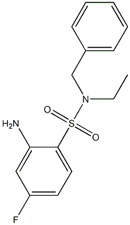 2-amino-N-benzyl-N-ethyl-4-fluorobenzene-1-sulfonamide