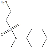2-amino-N-cyclohexyl-N-ethylethanesulfonamide,,结构式