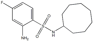 2-amino-N-cyclooctyl-4-fluorobenzene-1-sulfonamide