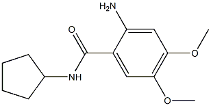  2-amino-N-cyclopentyl-4,5-dimethoxybenzamide