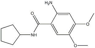 2-amino-N-cyclopentyl-4,5-dimethoxybenzamide